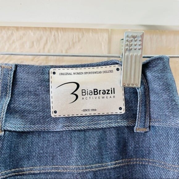 Bia Brazil Blue Slim Denim Jean One size - Picture 7 of 10